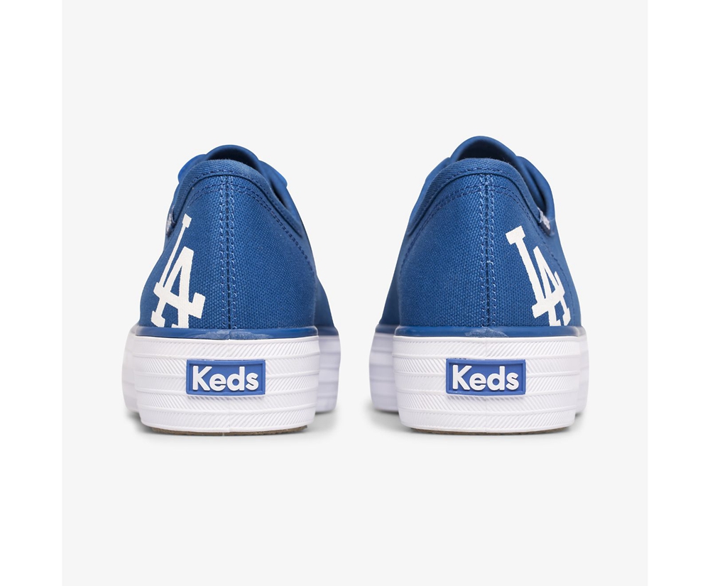 Zapatillas Keds Mujer Azules - Triple Kick Mlb® - 825-CABJMQ